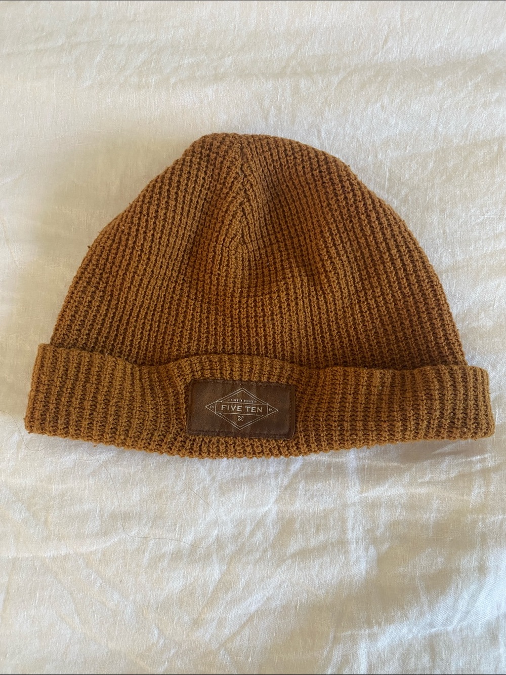 RARE Five Ten Unisex Mustard Knit Beanie